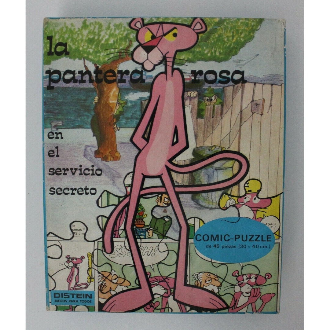 1973 PINK PANTHER Puzzle 26.5 X 21.5 Cm. 10.5 X Etsy