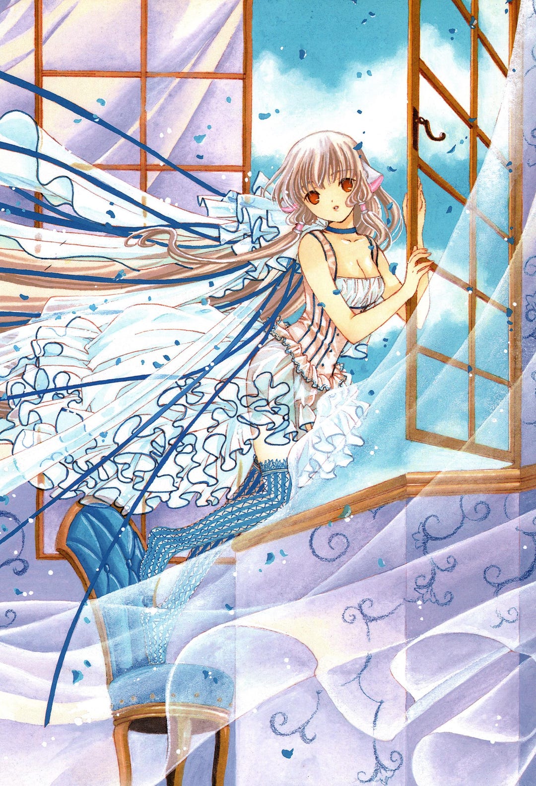 ちょびっツ　カレンダー　ポスター　2003 2003 ちょびっツ 両面ミニポスター（2枚1組） 10.2インチ x 7インチ