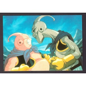 POSTAL DE DRAGON BALL DE LOS AÑOS 90 Akira Toriyama 15 x 10,5 cm (6" x 4,25") Buu #16