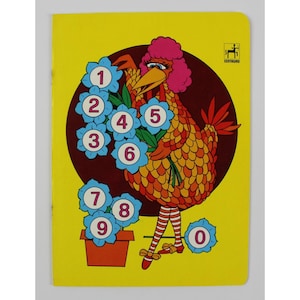 1980 SESAME STREET Notebook 8.5&quot; x 6&quot; (21.5 x 15.5 cm.) Spanish Vintage Item - Big Bird