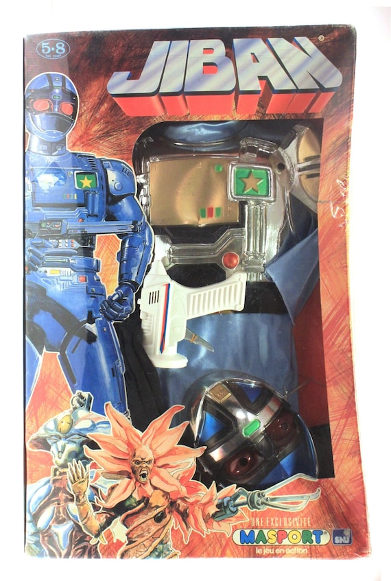 1990's JIBAN Kid COSTUME Factory Sealed - Ultra Rare FRENCH