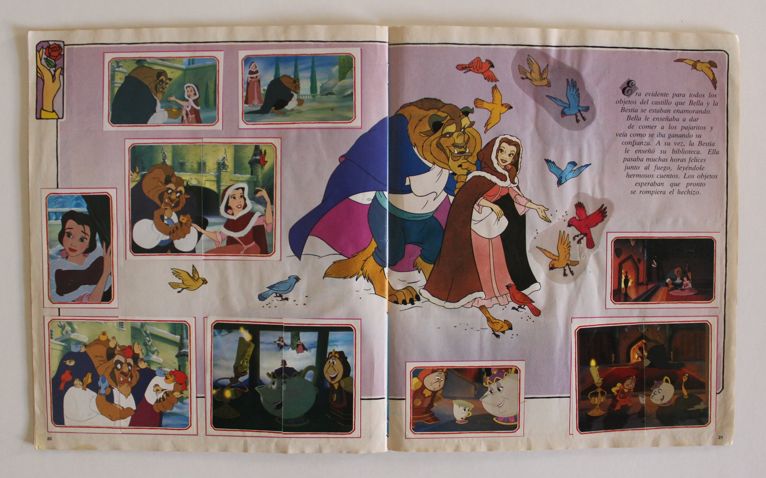 1991 BEAUTY and THE BEAST Trading Cards Album by Panini Etsy Ireland