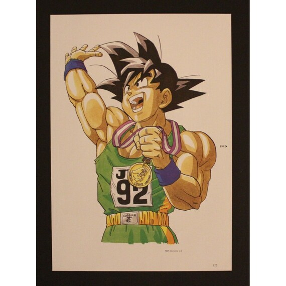 1996 Dragon Ball DOUBLE-SIDED MINIPOSTER 2 Posters in 1 - 10