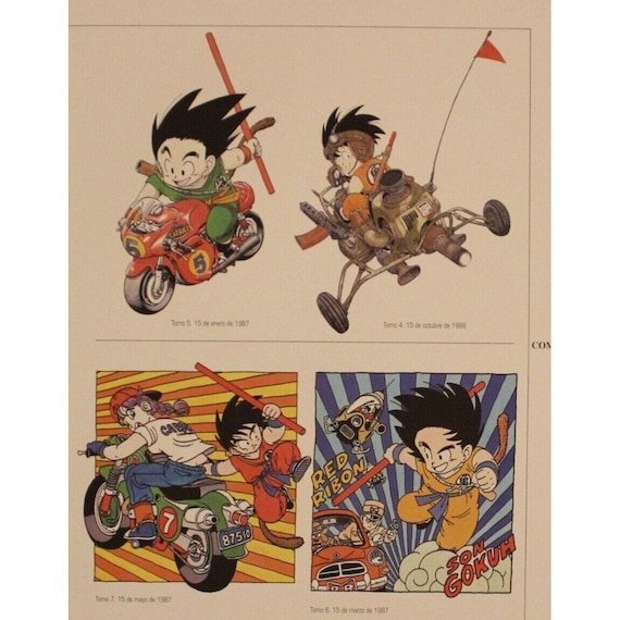 1996年 ドラゴンボール 両面ミニポスター 2枚セット - 10インチ x 7