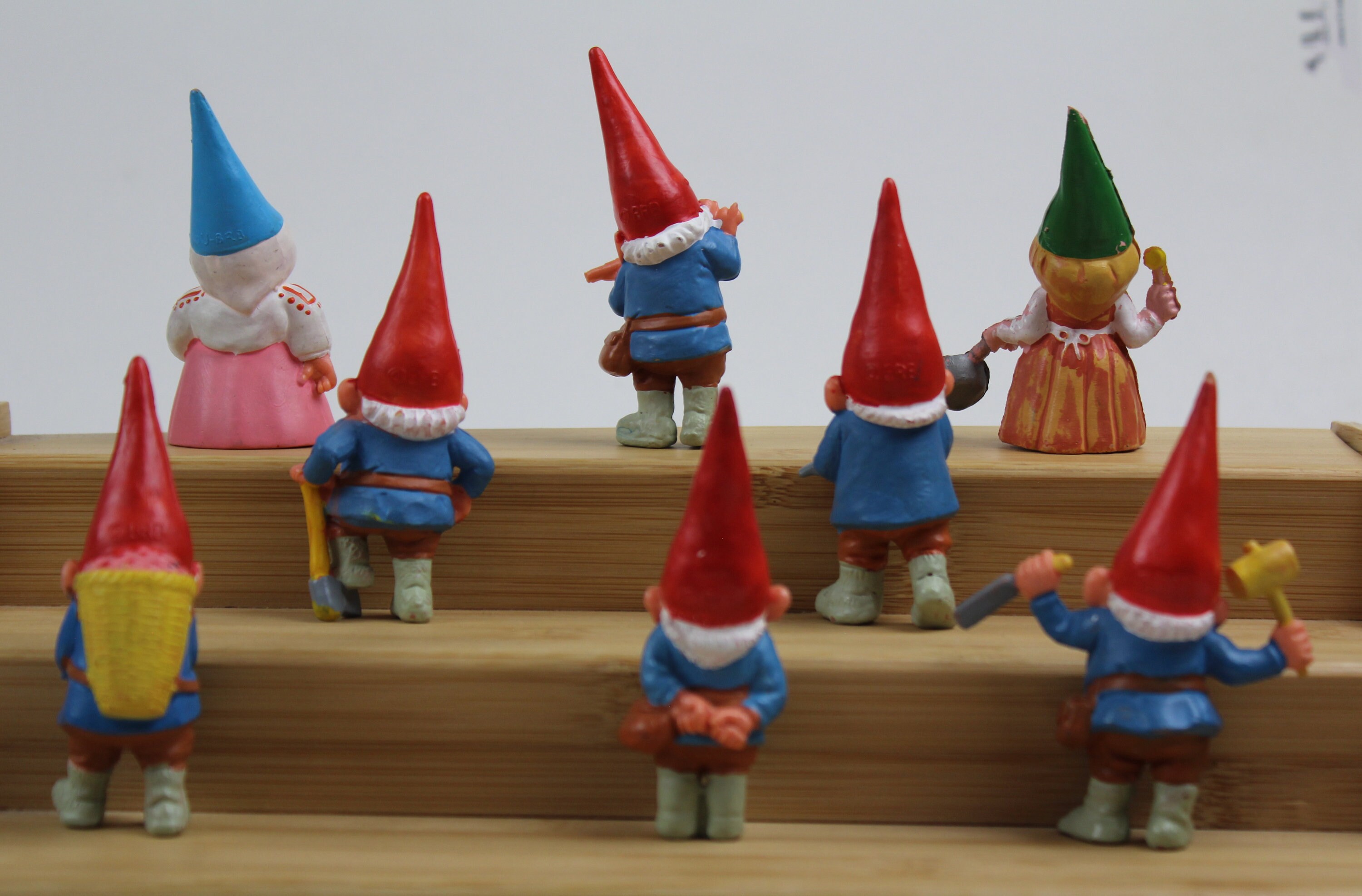 1980s Set of 8 DAVID the GNOME Spanish Pvc Figures Etsy