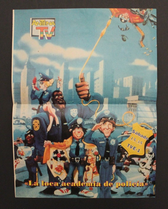1980s POLICE ACADEMY the Series cartoon Mini-poster - Etsy Ireland 1980s POLICE ACADEMY the Series cartoon Mini-poster - Etsy Ireland