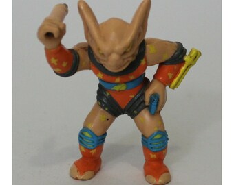 Figura de PVC de 11,4 cm de WASTOR Trash Bag Bunch, 1991, de Galoob L. G. T. I., artículo vintage.