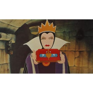 1970s SNOW WHITE And The Seven DWARFS Lobby Card - Original Vintage Spanish Item 13.75" x 9.75" (35 x 24.5 cm.) - Walt Disney #1
