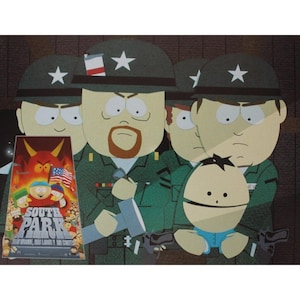 1999 SOUTH PARK Bigger Longer & Uncut - Lobby Card del film - 13,25" x 9,5" (34 x 24 cm) - Articolo originale spagnolo d'epoca n. 9