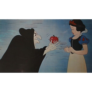 1970s SNOW WHITE And The Seven DWARFS Lobby Card - Original Vintage Spanish Item 13.75" x 9.75" (35 x 24.5 cm.) - Walt Disney #5