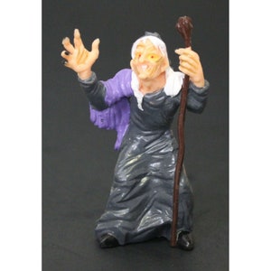1992 WITCH 3.5&quot; PVC Figure Yolanda MONSTERS Spanish Vintage Item 9 cm. Halloween