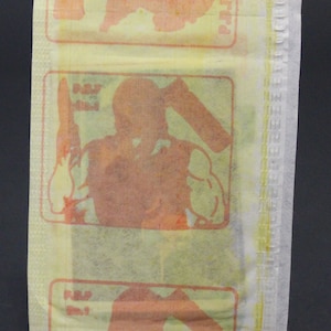 1980er Jahre Rambo Sammelkarten Set - Venezulaner Vintage Artikel von Reyauca - Sylvester Stallone - 9.5 x 6.5 cm. Größe/Maße/Gewicht: