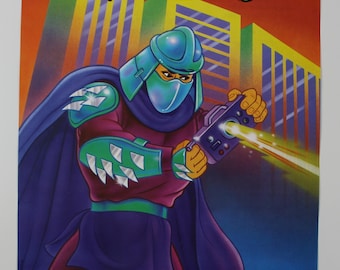 Póster de las Tortugas Ninja Mutantes de 1991 (40 x 30 cm), promoción de España n.° 8. Leer la descripción completa del artículo.