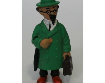 1984 PROFESSOR CALCULUS 3.25" PVC Figure Import Item Comics Spain 8 cm. - Professeur Tryphon Tournesol