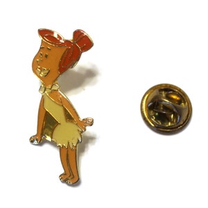 1990s WILMA FLINTSTONE Anstecknadel - Vintage - 3.5 x 2 cm. 3,5 x 2 cm - The Flintstones - Hanna Barbera