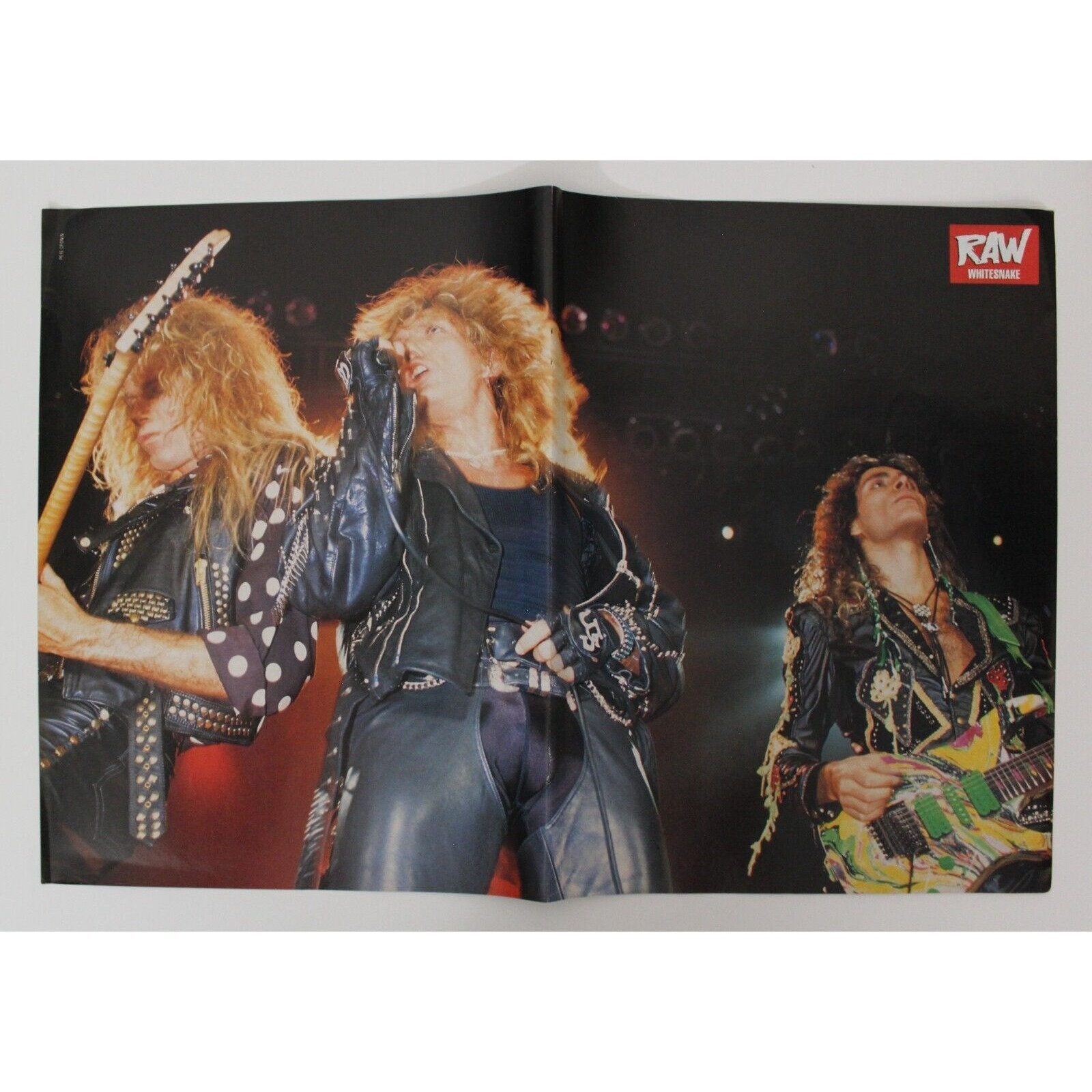Axl Poster 1980-90s AXL Rose GUNS N'ROSES Double-sided Poster 18