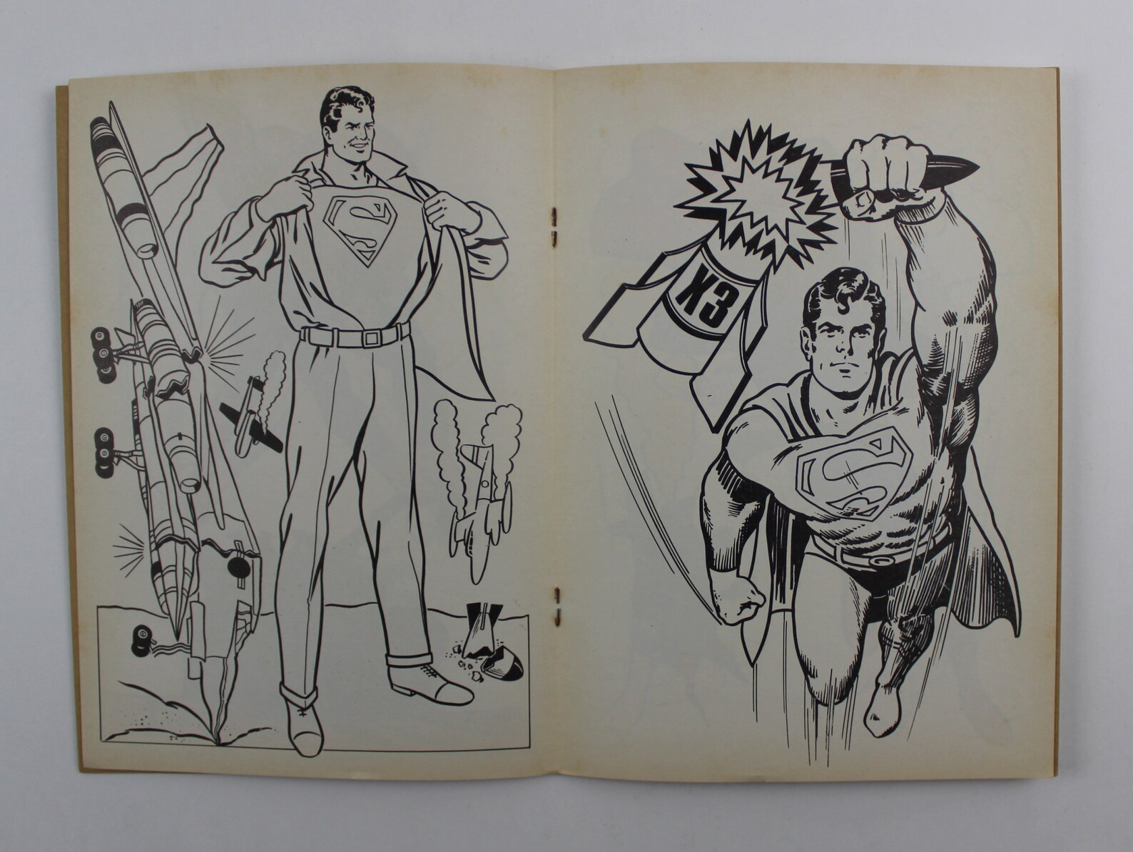 1979 SUPERMAN Coloring Book Vintage but New DC Comics - Etsy