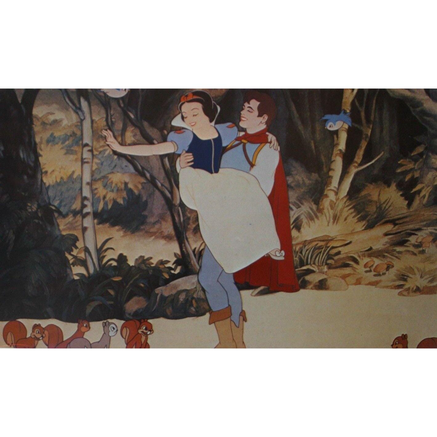 1970年代 白雪姫と七人の小人 ロビーカード - オリジナル ヴィンテージ