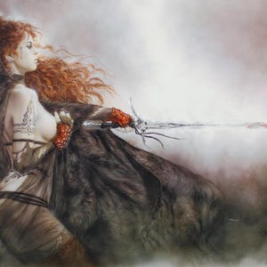 2005 LUIS ROYO Cardboard POSTER 10" x 15.2" (25.5" x 38.5 cm.) Spanish Vintage Item #2