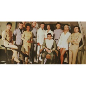 1980 STAR TREK: The Motion Picture Lobby Card Shatner, Nimoy - Original Spanish Vintage Item 13.5" x 9.75" (34.5 x 24.5 cm.) #2
