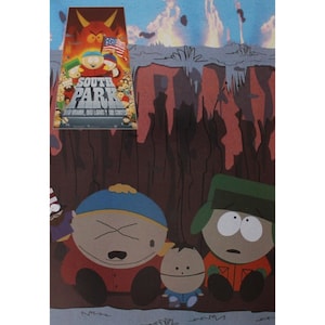 1999 SOUTH PARK Bigger Longer & Uncut - Lobby Card del film - 13,25" x 9,5" (34 x 24 cm) - Articolo originale spagnolo d'epoca n. 12