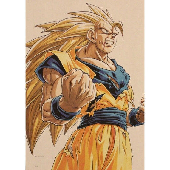 Goku Super Saiyan 3 Manga - Goku - Posters and Art Prints