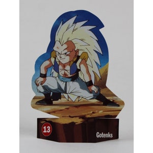 Figurine en carton découpée SS GOTENKS 1989, 5,25 po. (13,5 cm) Dragon Ball Espagne Promo