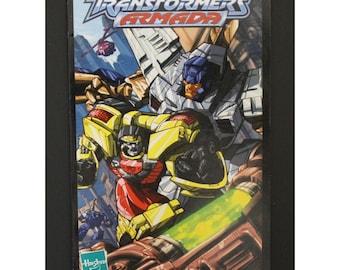2002 TRANSFORMERS ARMADA Mini-Comic y Catálogo Europeo - Nuevo - 6" x 4" (15,2 x 10,1 cm.)