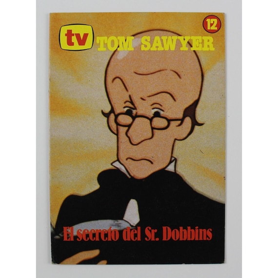 1980 the Adventures of TOM SAWYER Book Spanish Vintage Nippon