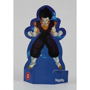 Figurine en carton découpée VEGETTO 1989, 13,5 cm (5,25 po.) Dragon Ball Espagne Promo