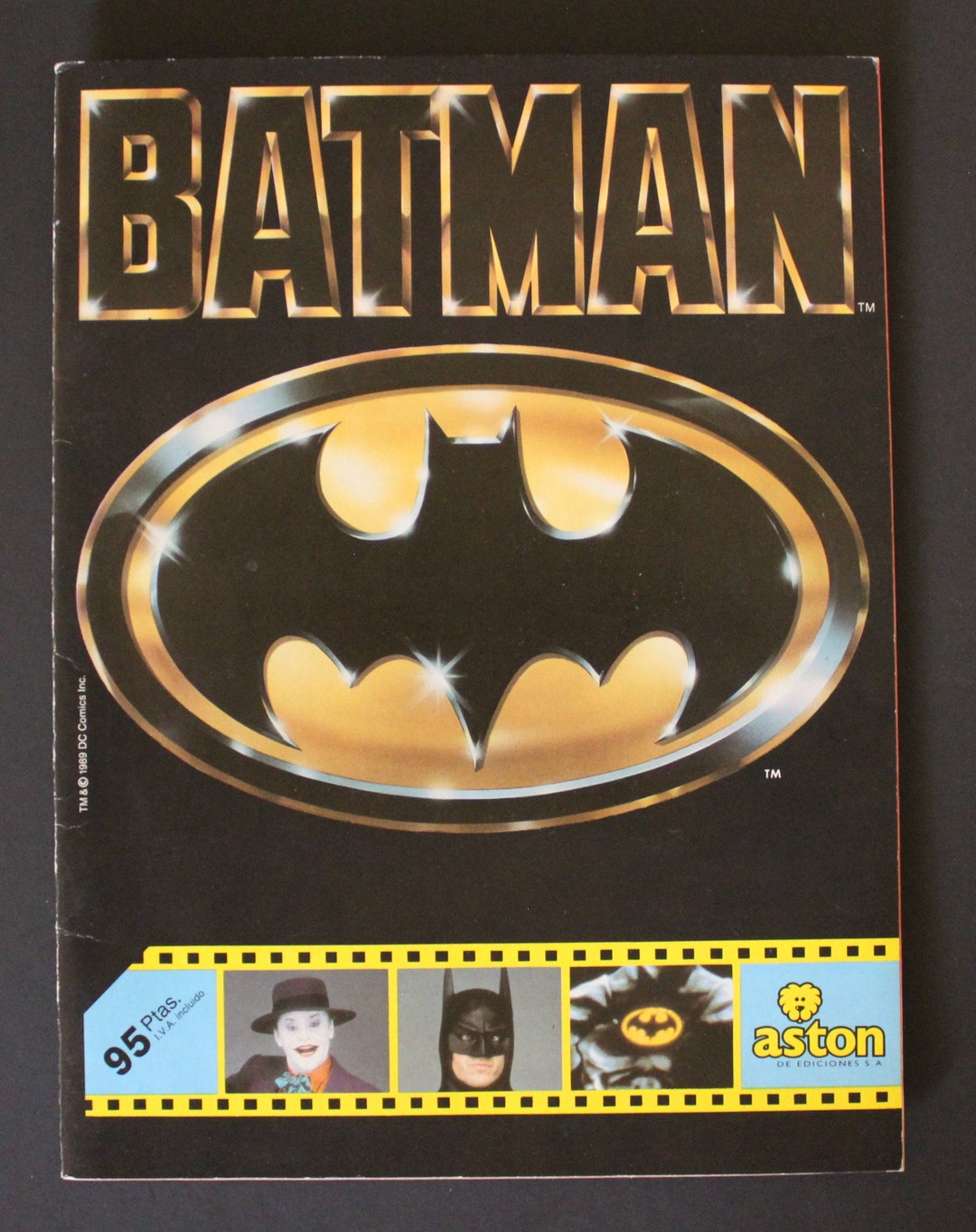 1989 BATMAN Trading Cards Album (TIM BURTON'S Movie) 100% Complete!!! (162  Cards) Spanish Vintage Item by Aston 30 X 22.5 Cm (11.8" X 8.85") - Etsy