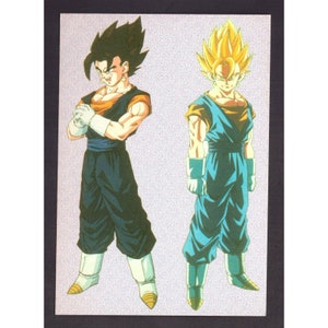 Ultimate Fusions Vegito Blue & Gogeta Blue (Dokkan Battle 5th  Anniversary)/DragonBall Poster A4