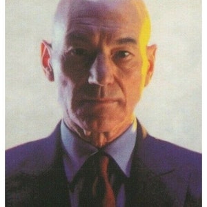 2000 X-Men PROFESSOR X Movie Postcard 15 x 10.5 cm. (6&quot; x 4.1&quot;) Patrick Stewart