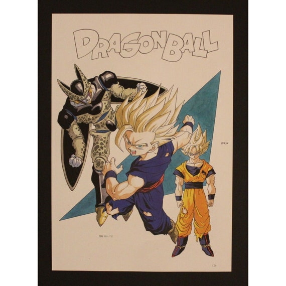1996年 ドラゴンボール 両面ミニポスター 2枚セット - 10インチ x 7