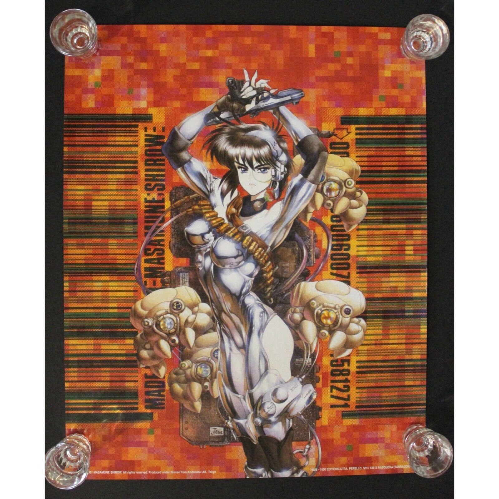 Póster de MASAMUNE SHIROW (2001), España, vintage, 53 x 38 cm (21