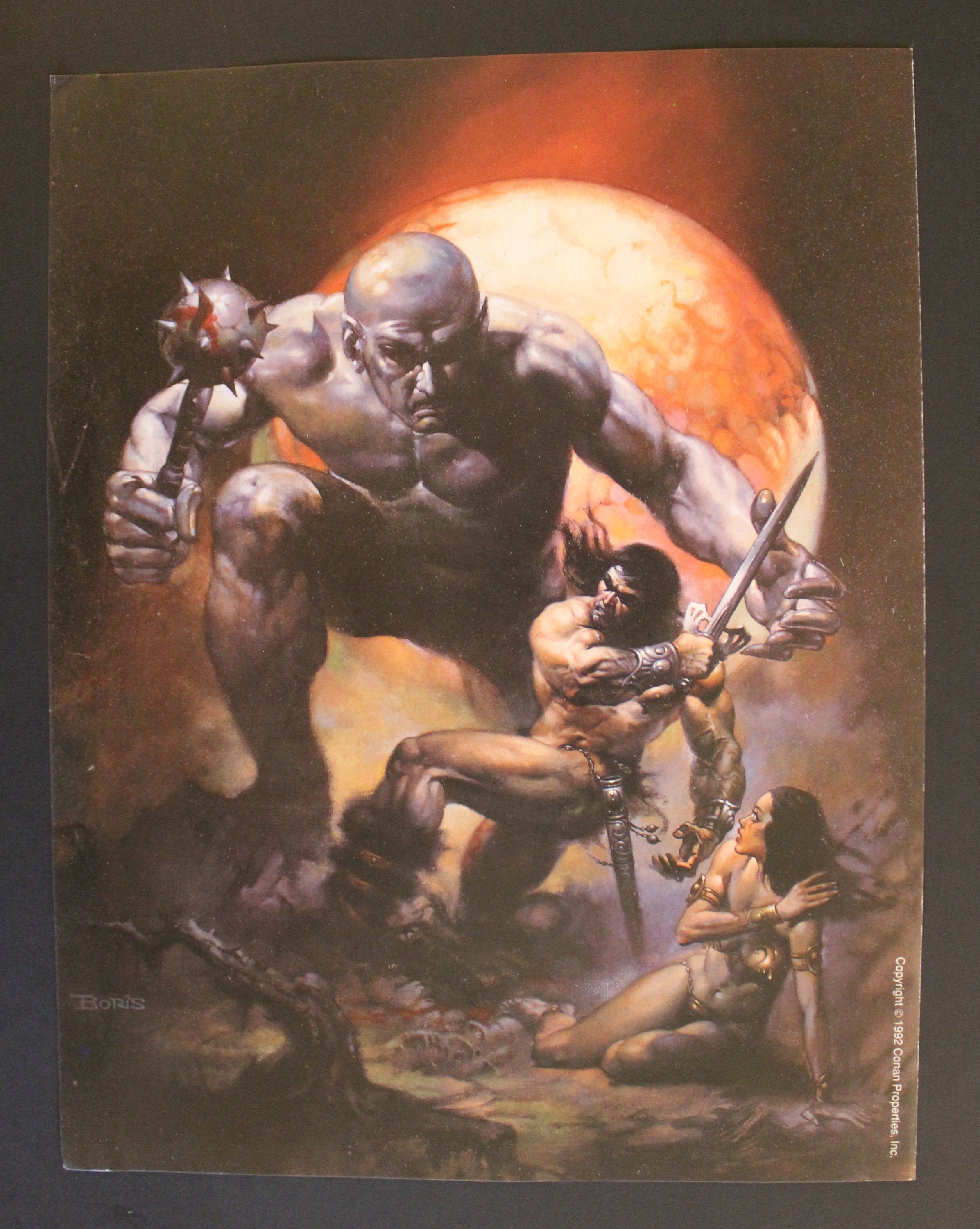 1992 Conan DOUBLE-SIDED POSTER (2 Posters in 1) Spanish Vintage - Boris ...