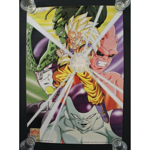 Dragon Ball Z Super Saiyan TV Show Poster Print T743 A4 A3 A2 A1 A0| 