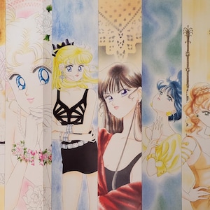 1994 SAILOR MOON Original Vintage Japanese Poster 17&quot; x 11.5&quot; (43 x 29.5 cm.) #106