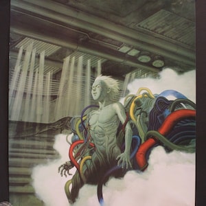 ポスター　空山基 1985 空山基 ポスター 両面 ヴィンテージ 30 x 22 cm (12