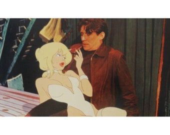 1992 COOL WORLD Movie Lobby Card Spain Vintage Pitt, Basinger, Ralph Bakshi #6