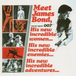 1998 JAMES BOND Dalla Russia con amore Cartolina 6" x 4" (15 x 10 cm) Regno Unito Vintage