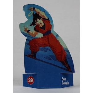 Figurine en carton découpée SON GOKU FUSION 1989, 5,25 po. (13,5 cm) Dragon Ball Espagne Promo