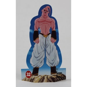 Figurine en carton découpée SUPER BOO / BUU 1989, 5,25 po. (13,5 cm) Dragon Ball Espagne Promo