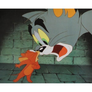 1992 TOM & JERRY The MOVIE Lobby Card - Original Spanish Item - 13" x 12" (33 x 30.5 cm.) Hanna-Barbera Cartoon #4