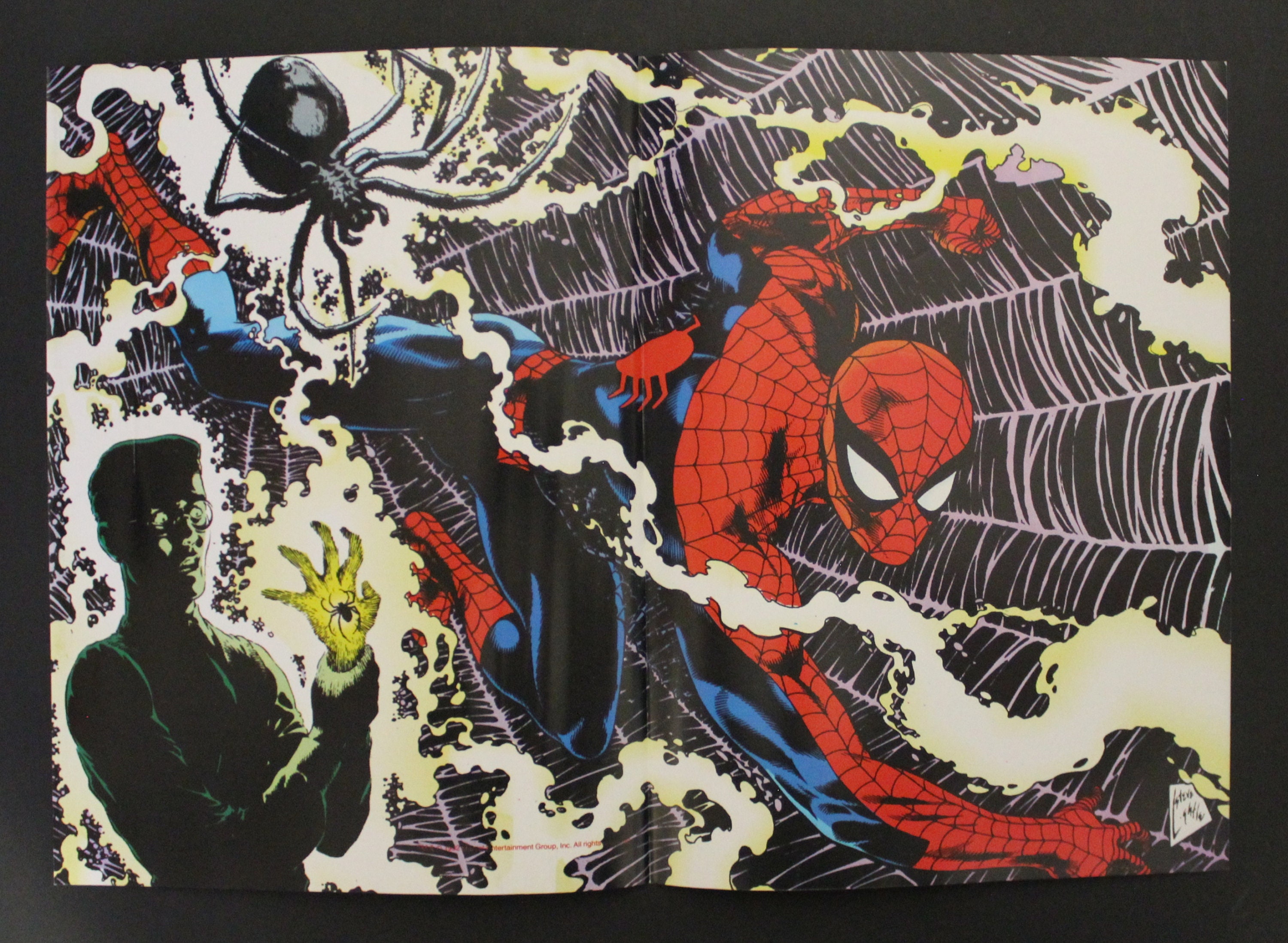 1993 SPIDERMAN Double-sided MINI-POSTER (2 Posters in 1) - Steve