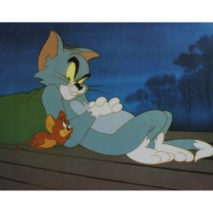 1992 TOM & JERRY The MOVIE Lobby Card - Original Spanish Item - 13" x 12" (33 x 30.5 cm.) Hanna-Barbera Cartoon #11