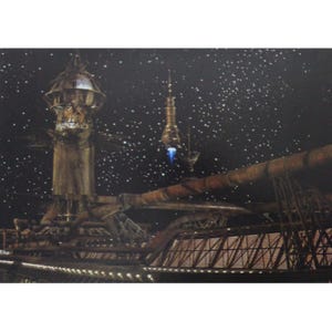 1979 THE BLACK HOLE Poster 13.5&quot; x 9.75&quot; (34.5 x 24.5 cm.) Walt Disney #2 Read Description
