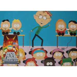 1999 SOUTH PARK Bigger Longer & Uncut - Lobby Card del film - 13,25" x 9,5" (34 x 24 cm) - Articolo originale spagnolo d'epoca n. 2
