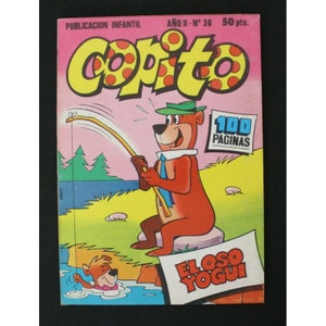1981 HANNA-BARBERA CARTOONS Comic-Book 8.5 cm. (7.25&quot;) Vintage Spain  Very Hard To Find #4