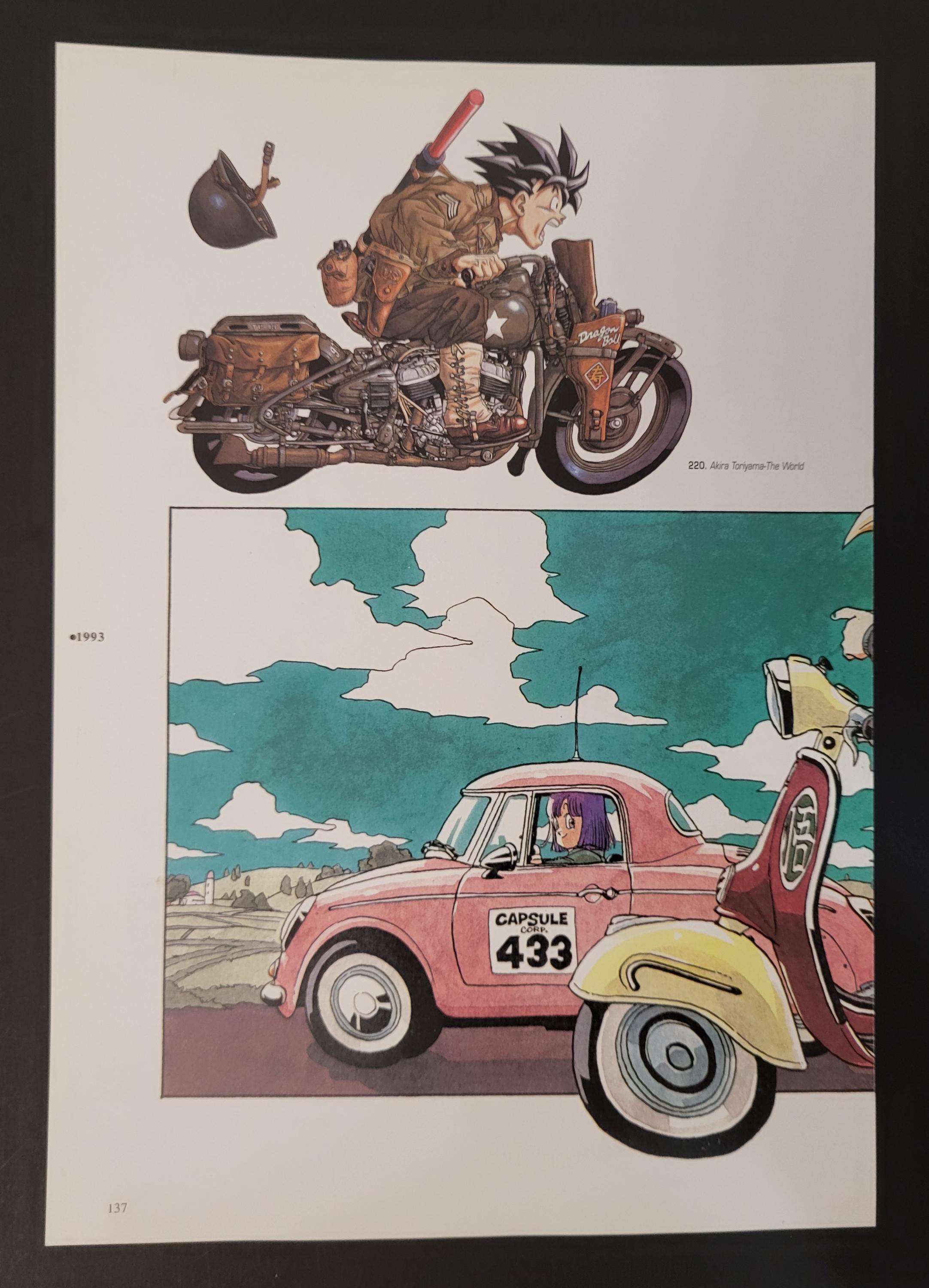 1996 Dragon Ball DOUBLE-SIDED MINIPOSTER 2 Posters in 1 - 10